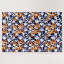 Difficult | cat faces collage ginger grey pet