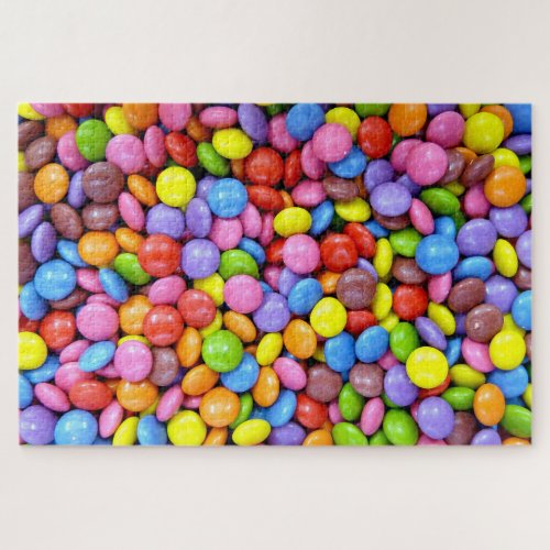 Difficult Colorful Candy Chocolate Sweets Jigsaw Puzzle