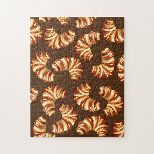 difficult croissants jigsaw puzzle (Vertical)