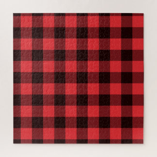 Difficult Jigsaw Puzzle - Lumberjack Plaid