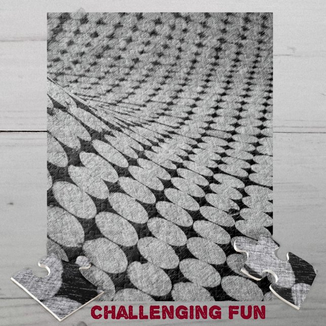 Difficult Monochromatic Optical Illusion Jigsaw Puzzle (Creator Uploaded)