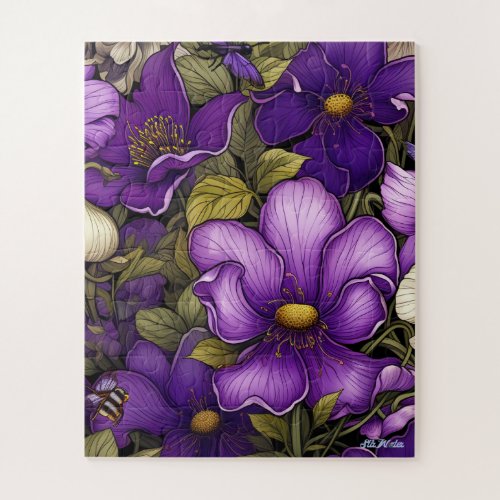 difficult purple color relax eyes puzzle