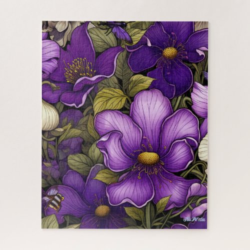 difficult purple color relax eyes puzzle