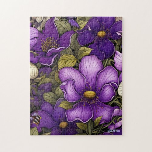 difficult purple color relax eyes puzzle