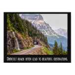 Difficult Roads - Beautiful Destinations - Poster Difficult Roads - Beautiful Destinations - Poster