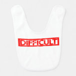 Difficult Stamp Baby Bib