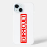 Difficult Stamp iPhone 15 Case