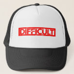 Difficult Stamp Trucker Hat