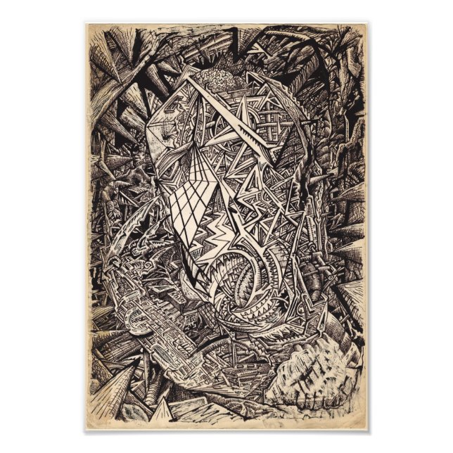 Diffracted (cavern dweller) Photo Enlargement (Front)