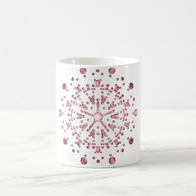 Diffraction pattern coffee mug (Center)