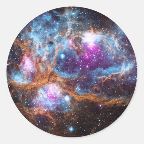 Diffuse Nebula Classic Round Sticker