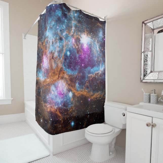 Diffuse Nebula Shower Curtain (In Situ)