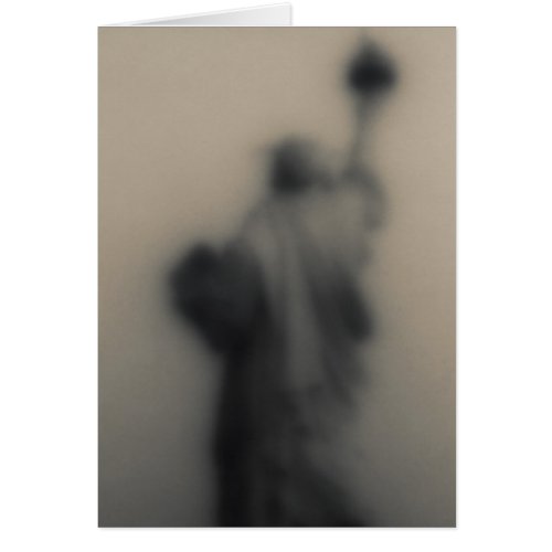 Diffused image of the Statue of Liberty