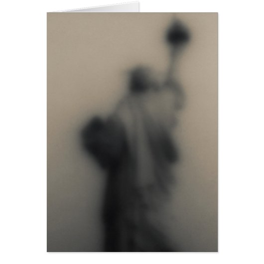 Diffused image of the Statue of Liberty Cards (Front)