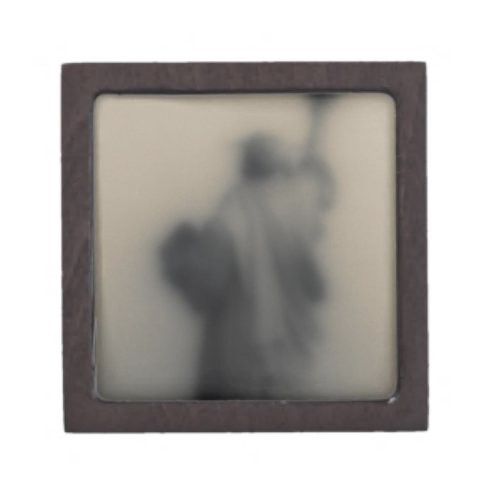 Diffused image of the Statue of Liberty Jewelry Box