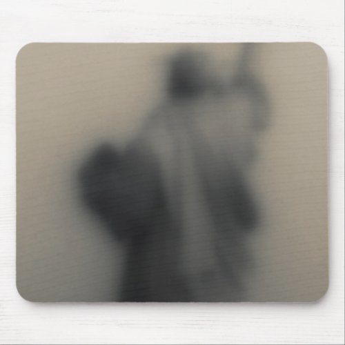Diffused image of the Statue of Liberty Mouse Pad