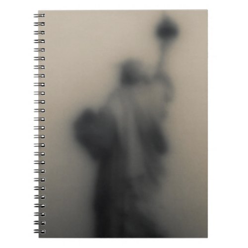 Diffused image of the Statue of Liberty Notebook