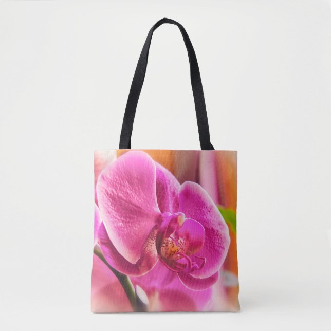 Diffused Orchid Tote Bag (Front)