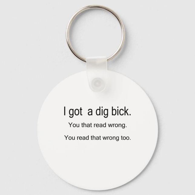 dig bick keychain (Front)