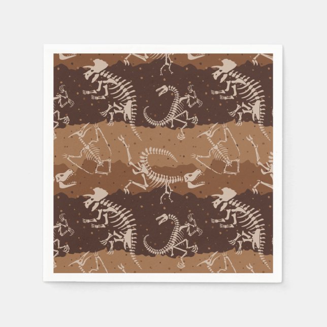 Dig Dino Dig Napkins (Front)