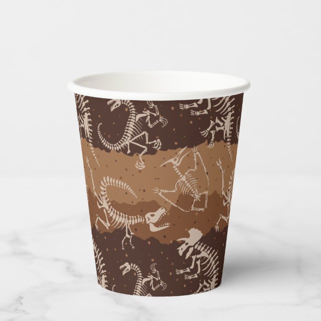 Dig Dino Dig Paper Cups (Front)