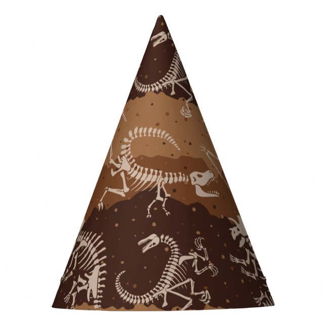 Dig Dino Dig Party Hat (Front)