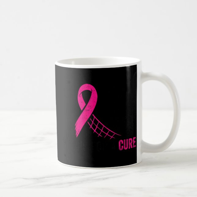 Dig For A Breast Cancer Awareness Volleyball Nk  Coffee Mug (Right)