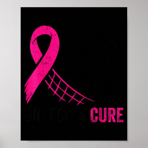 Dig For A Breast Cancer Awareness Volleyball Nk Poster