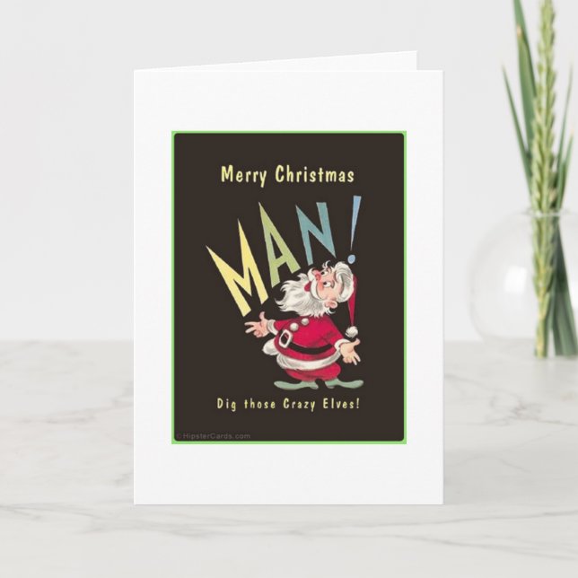 Dig those elves! holiday card (Front)