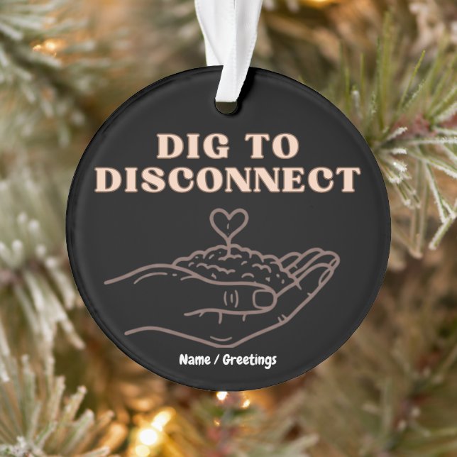 Dig to Disconnect Mindfulness & Grounding Garden Ornament (Tree)