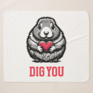  Dig You Sherpa Blanket
