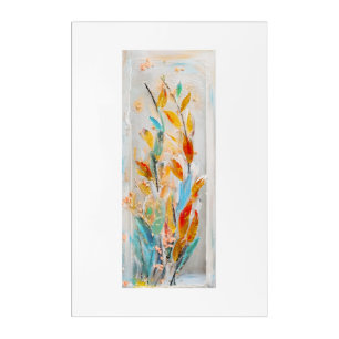 DigAI Floral: Whispers of Marigold Acrylic Print