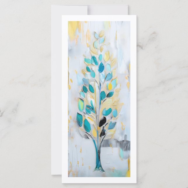 DigAI Golden Jubilee Sea Foam Bloom Card (Front)