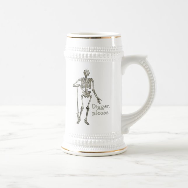 Digger, Please Beer Stein (Right)