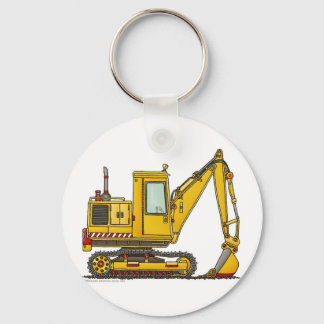 Digger Shovel Construction Key Chains