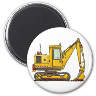 Digger Shovel Construction Magnets