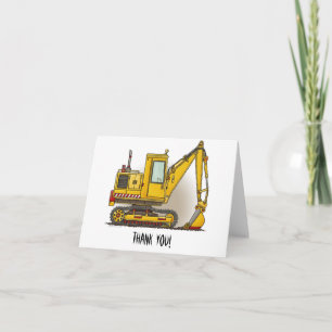 Digger Shovel Thank You Card