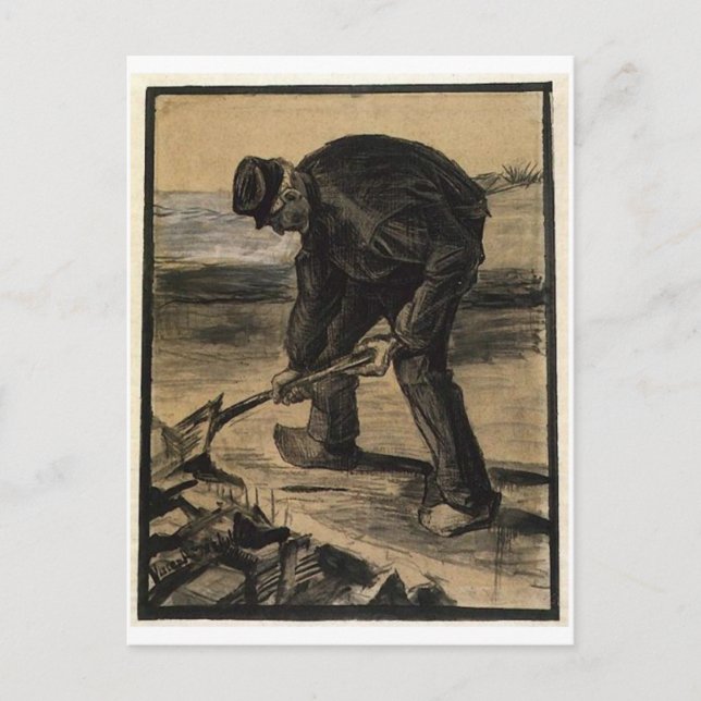 Digger, Vincent van Gogh Postcard (Front)