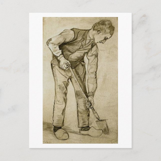 Digger, Vincent van Gogh Postcard (Front)