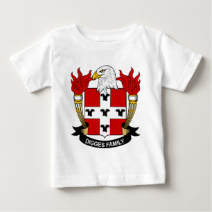 Digges Family Crest Baby T-Shirt