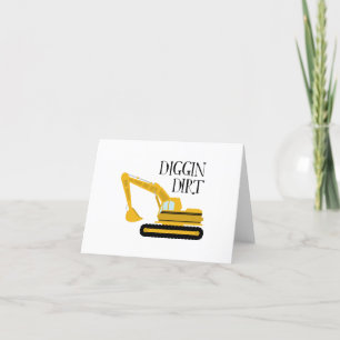 Diggin Dirt Letterpress Thank You Card