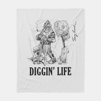Diggin' Life Fleece Blanket