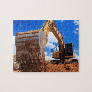 Digging Excavator Jigsaw Puzzle