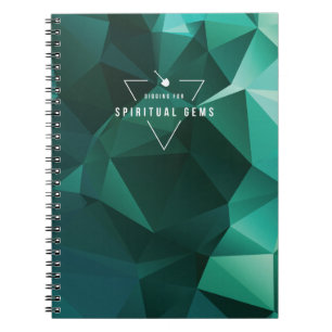 Digging for Spiritual Gems (emerald) Notebook
