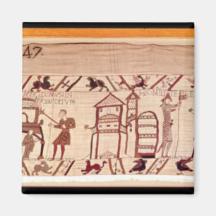 Digging the fortifications for a camp at magnet