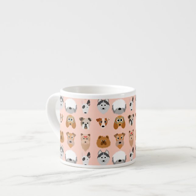 Diggity Do Dog Espresso Cup (Front Left)