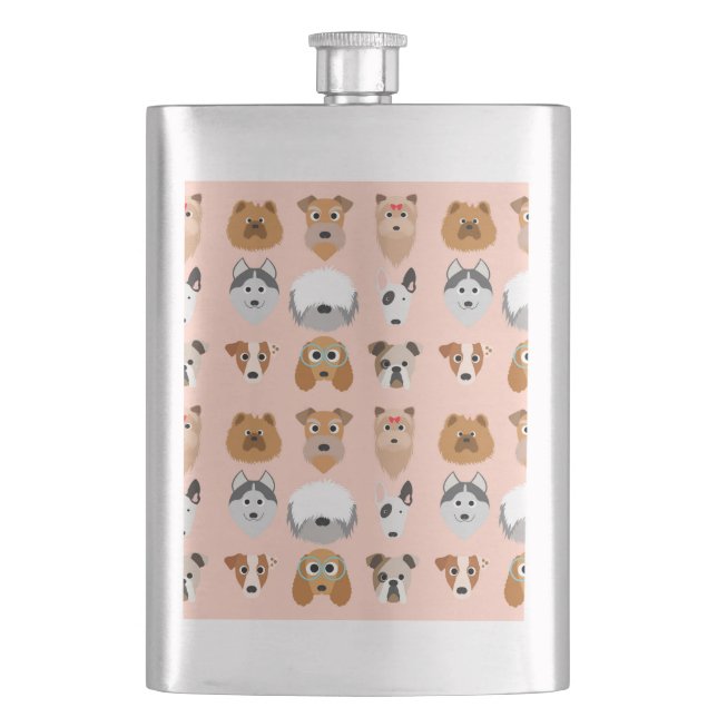 Diggity Do Dog Hip Flask (Front)