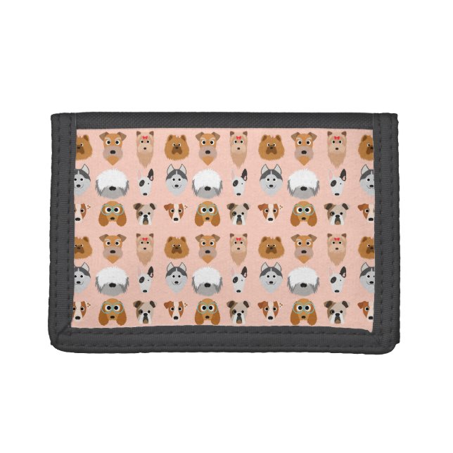 Diggity Do Dog Tri-fold Wallet (Front)