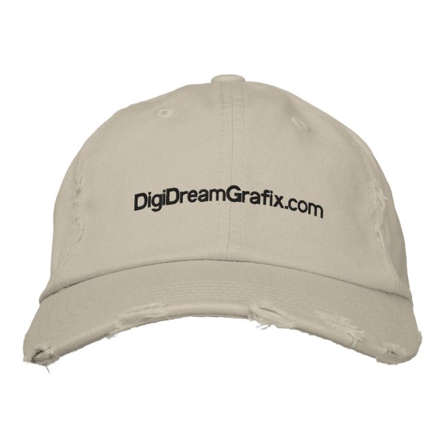 DigiDreamGrafix.com Embroidered Baseball Hat (Front)