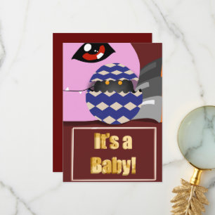 Digimon Baby Shower Card